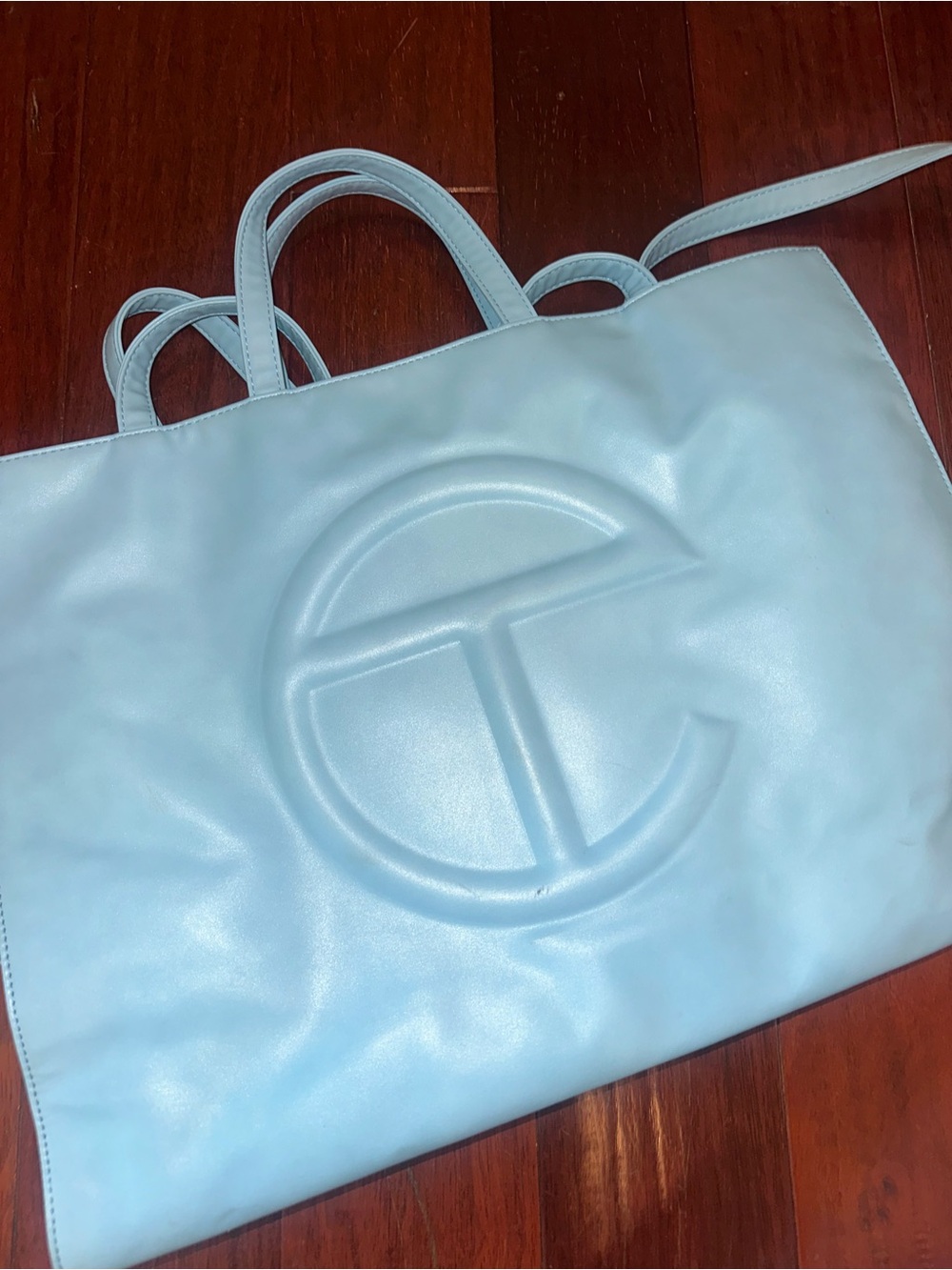 Telfar Large Blue Tote Bag